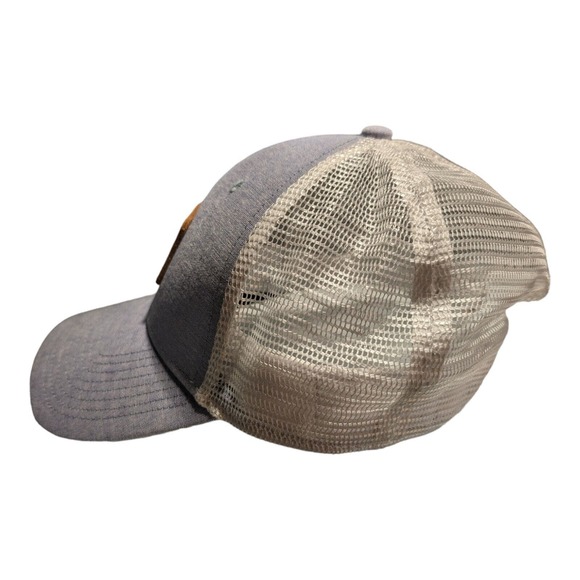 AVID Gear Adjustable Blue Fishing Hook Logo Patch Hat w/ White Mesh Back - Picture 5 of 8